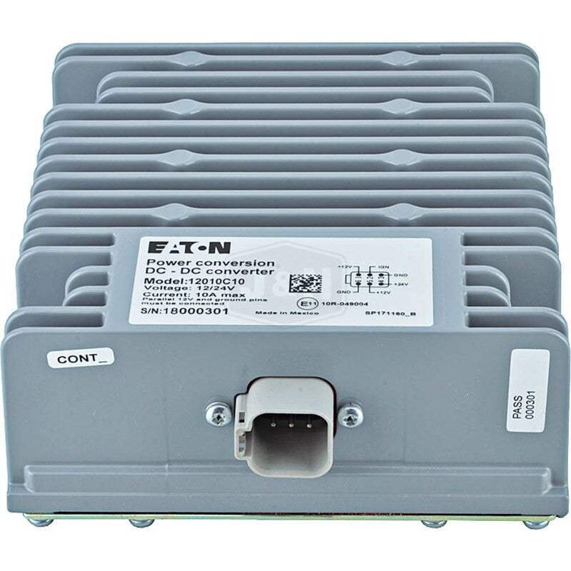 10A Power Converter 12V to 24V DC, 102mm, Includes Deutsch Connector