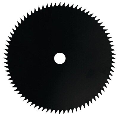 10" Steel Brushcutter Blade 80 Teeth for Clearing - 1" Bore Size