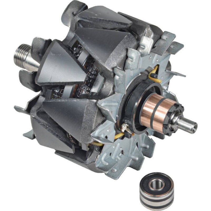New 12V Rotor A880X70470, 100A High, 85A Low, 105.5mm OD, Includes Bearings