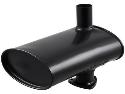 Massey Ferguson Muffler 2 3/4" Fitting, 400mm Length, Black Finish