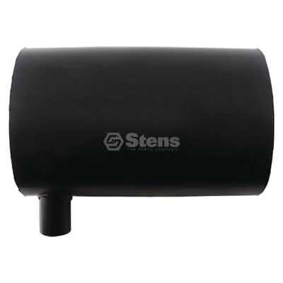 Muffler for Ford/New Holland 47729203, Oval Steel, 20 3/8" Length