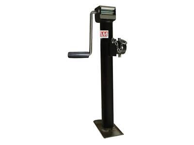 5000lb Implement Jack with Side Handle - Adjustable 15" to 30" - Steel, Black