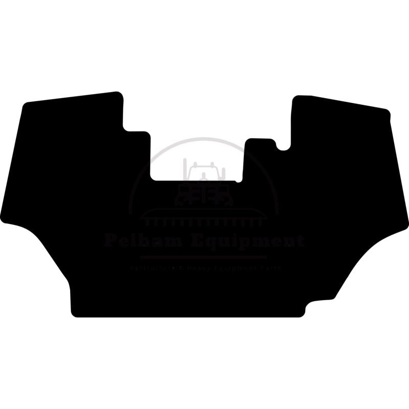 Black Velour Floor Mat for Kubota M9540 - Cab Accessory