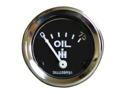 Oil Pressure Gauge 46mm for Case IH 460 560 660 Gas Diesel Tractors