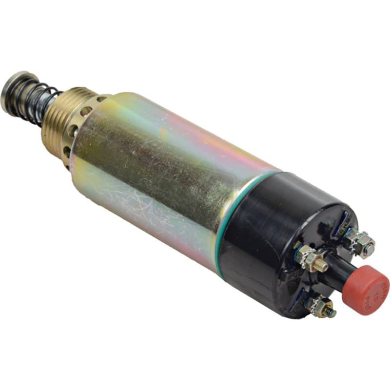 Stop Solenoid for Caterpillar 24V, New, 3 Terminals, Continuous Duty