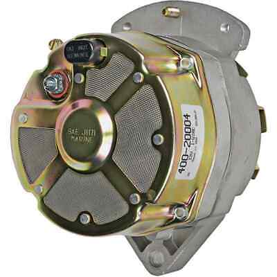 12V 63A Alternator for Delco 10SI - New, Solid Pulley, 1 Year Warranty