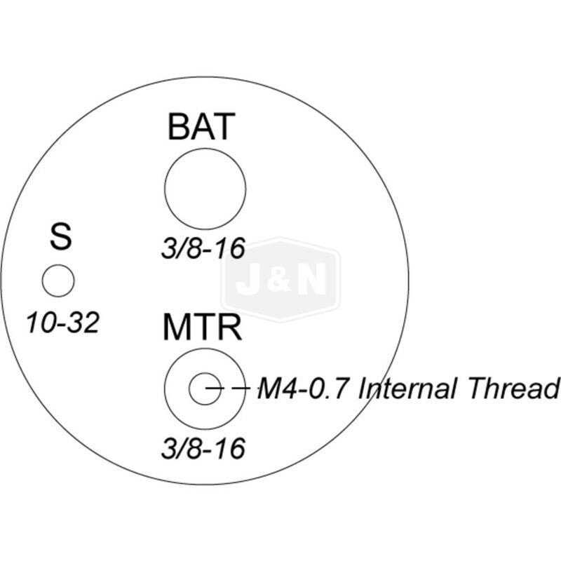 12V Solenoid for Arrowhead, Caterpillar, Denso, John Deere, J&N Electrical