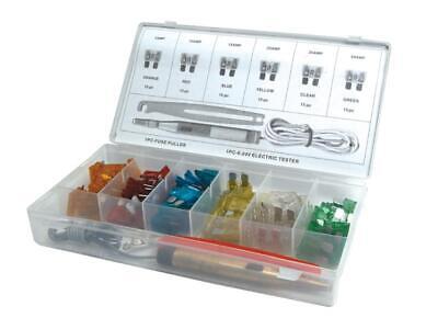 93 pcs Fuse & Tool Kit - 5-30 Amp Fuses, Puller & Tester Included