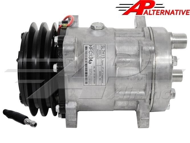 New A/C Compressor Fits Case New Holland 84056429, 84018078, 84018077