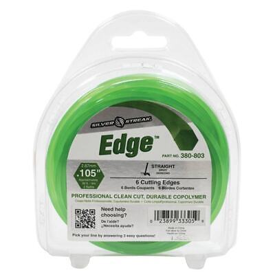 30' Green 0.105" Hex Trimmer Line - Durable Co-Polymer, Clamshell Pack