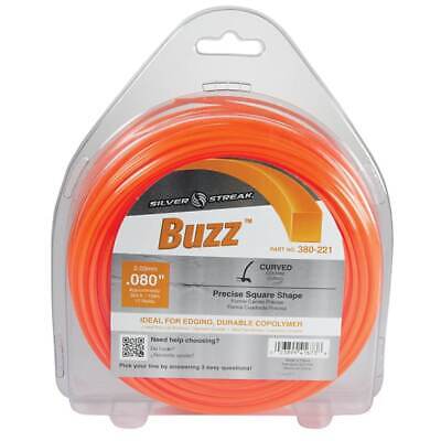 1 lb. 0.080" Durable Co-Polymer Trimmer Line - 354' Edging Orange Donut