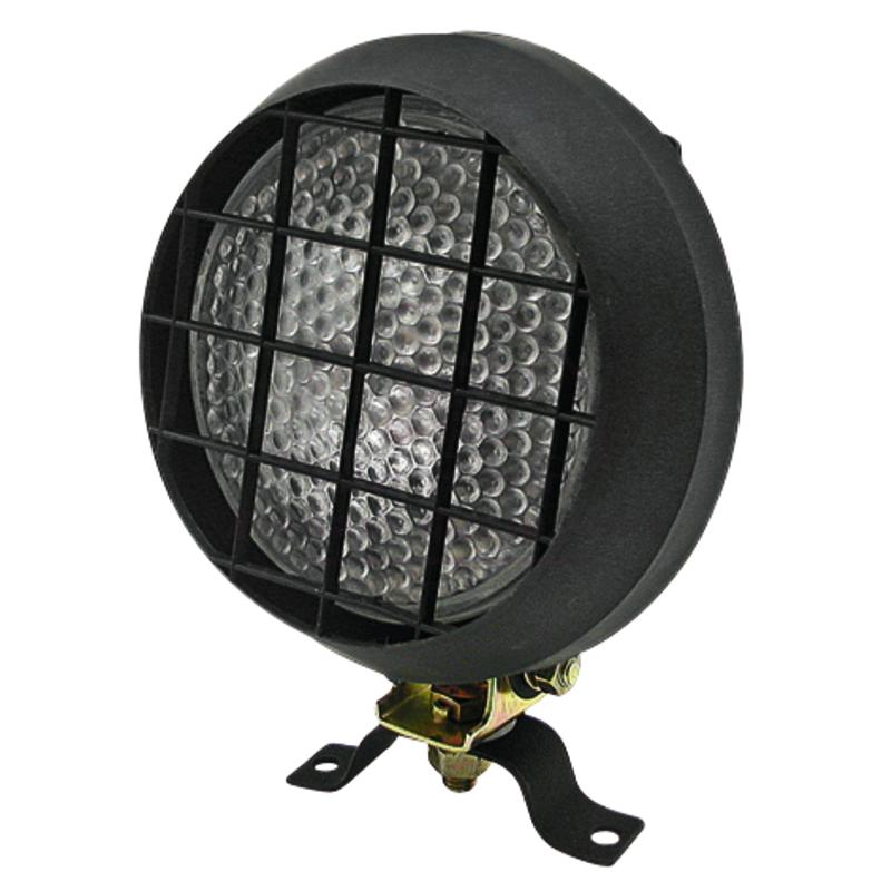 12V 55W H3 Round Work Light with Bulb & Swivel Bracket