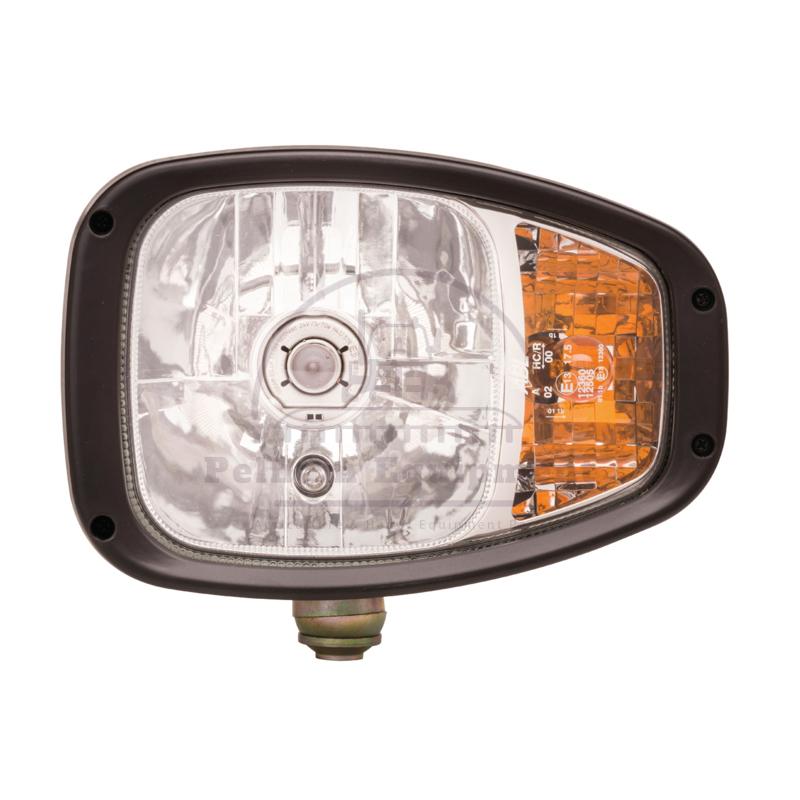 ABL 46015 Rectangular Headlight 24V Left with Indicator H4 PY21W W5W Bulbs
