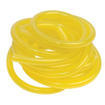 Fuel Line 1/4" ID x 3/8" OD x 10' Clear Yellow - Oil & Gas Resistant