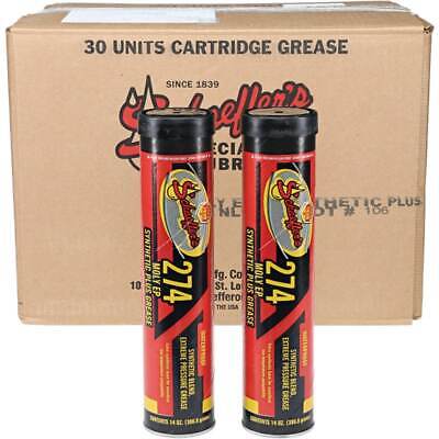 14 oz Moly EP Synthetic Plus Grease - 30 Tubes - Extreme Pressure & Temp Range