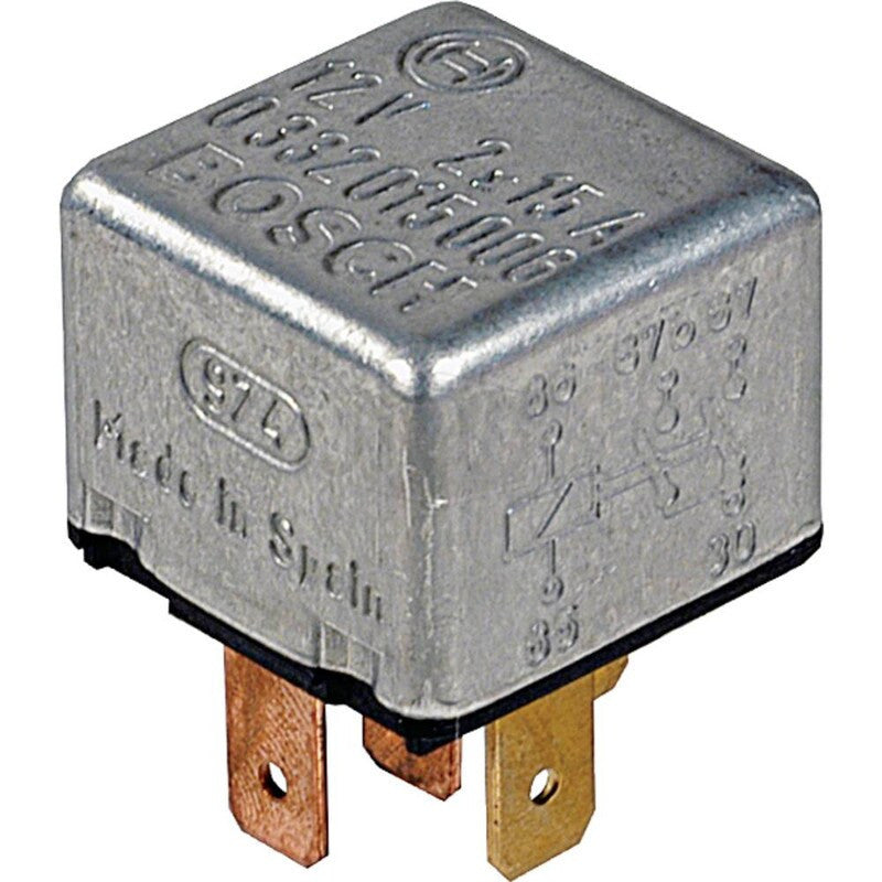 12V Mini Relay SPDT 15A Continuous Duty 5 Terminals Double Make Contacts
