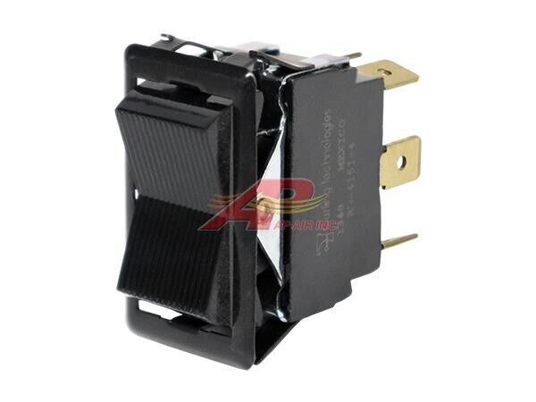 RD-4151-4P, 71R0600 Red Dot Replacement 6 Terminal, 3 Position Rocker Switch 24V