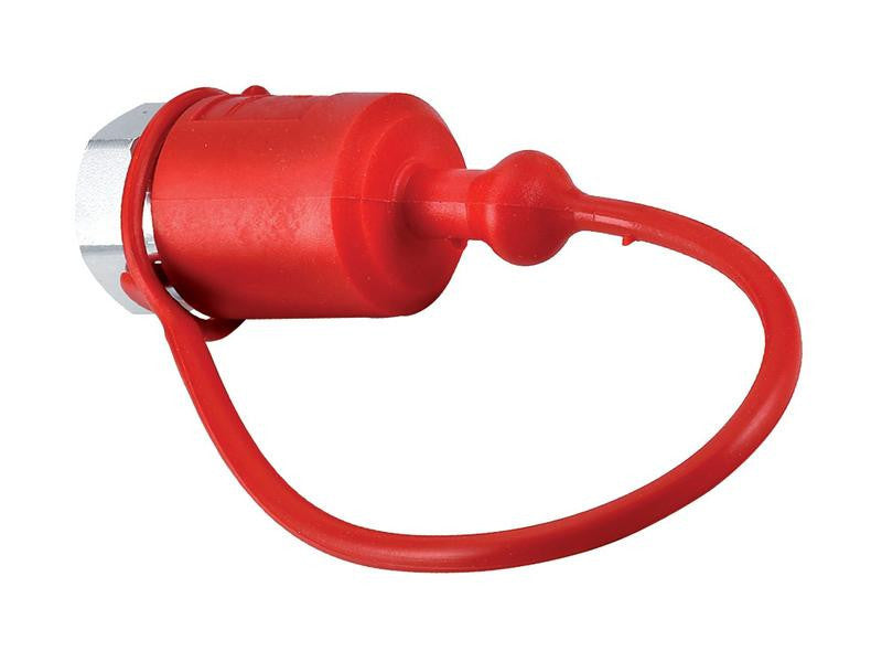 Red PVC Dust Cap 3/8'' Female Fits TF38R - Durable & Reliable
