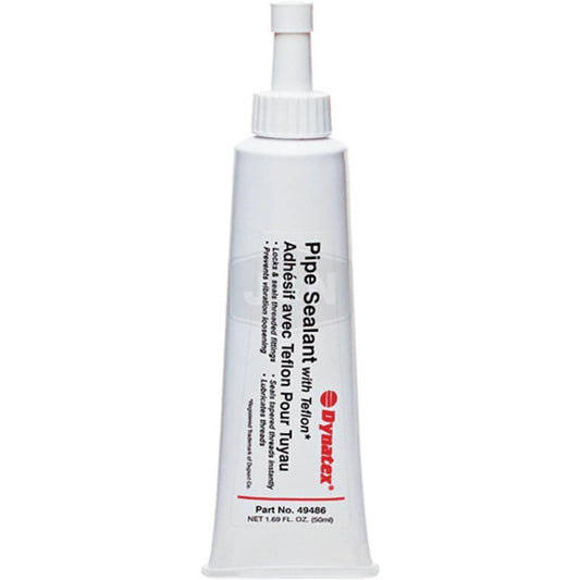 Pipe Sealant w/PTFE 50mL Tube - Immediate Low Pressure Sealing, Prevents Leakage