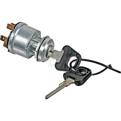 Ignition Switch 12V with 2 Keys, 4 Positions, 5 Terminals, 9.5A