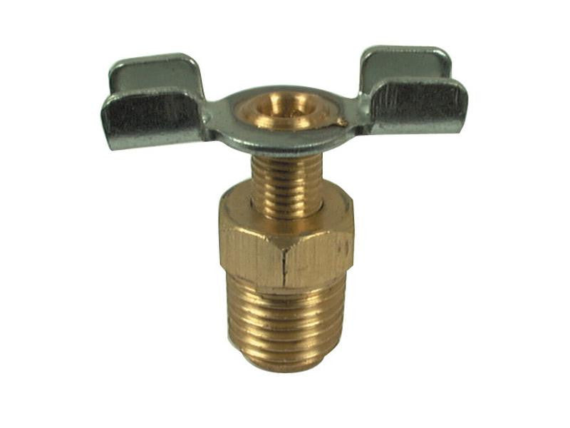Drain Tap 1/4" NPT for Case IH, David Brown, Ford, John Deere, Landini