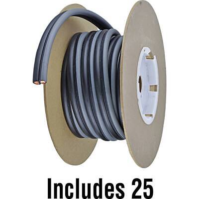 1Ga 2Conductor Booster Cable 25ft Red/Black TPE Insulation SAE J1127