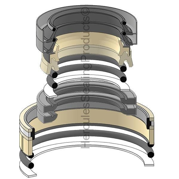 Boom Swing Cylinder Seal Kit for Komatsu PC45MR-5 Excavator 50x90mm