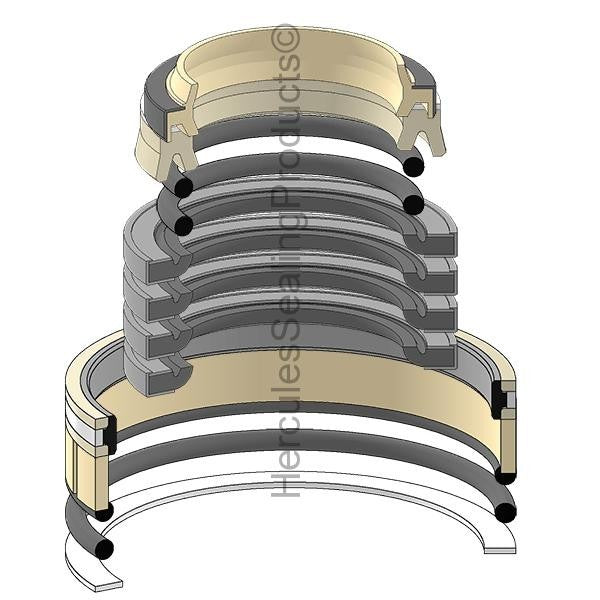 Blade Cylinder for Komatsu PC80MR-3 Excavator, 65mm Rod, 130mm Bore