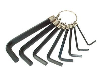 Hexagon Key Set - Imperial Sizes 3/32" to 3/8" - 8 Piece Tool Kit