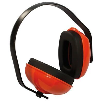 Bright Orange Ear Muffs with NRR 25 & Multi-Position Strap - Noise Protection
