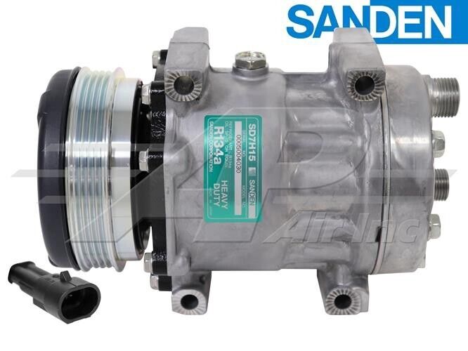 87519620 OEM Sanden Compressor Fits Case New Holland Tractors - 1 Year Warranty