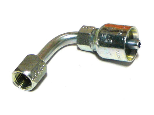 Pioneer JIC Hose Fitting 1/4'' x 9/16'' 18'' Female 90° Swept Swivel