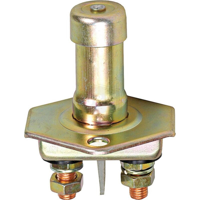 6/12V Starter Switch, SPST, Momentary, Includes Nuts & Washers, 100A