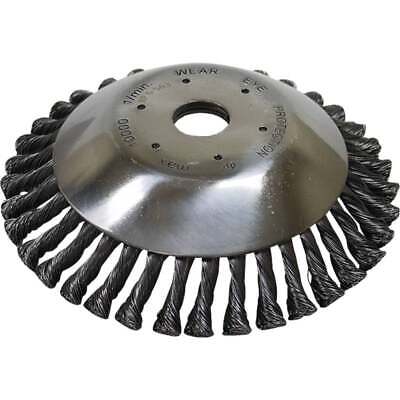 Wire Weed Brush 200mm x 25.4mm Cone Cup Brush 36 Plaits 1" Bore Size