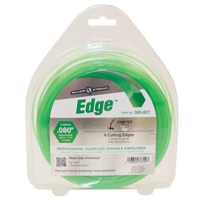 0.080" 1 lb Green Trimmer Line - Durable Co-Polymer, 385' Length, Hex Shape