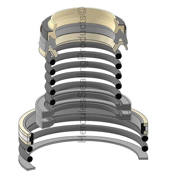 Blade Lift LH Cylinder for Komatsu D65PXi-18 Dozer, 60mm Rod, 90mm Bore