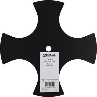Star Edger Blade 9" OD 1/2" Center Hole 0.090" Thick Not Sharpened