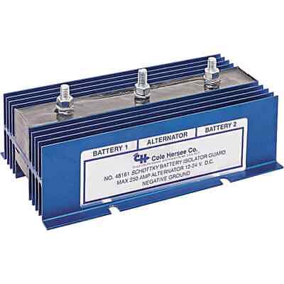 Battery Isolator 250A 12-36V 2 Bank Schottky Diodes 215mm Length