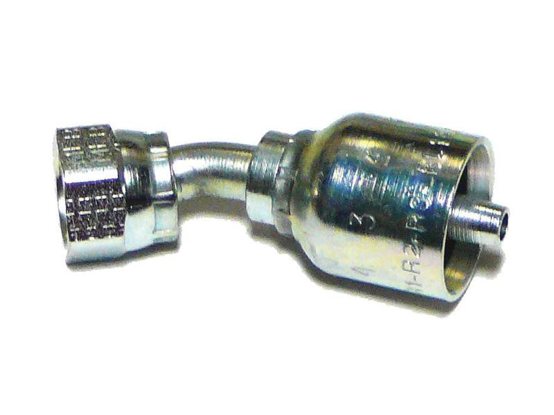 Pioneer UNF Hose Fitting 1/4" x 9/16" 18" Female 135° Swept Swivel