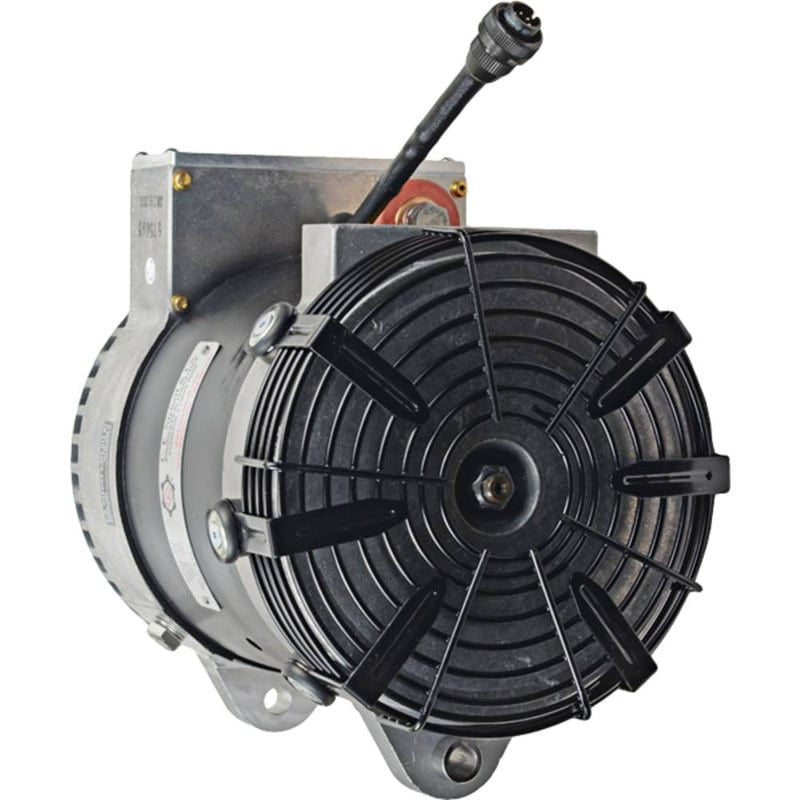 12V 350 Amp Alternator, New, Brushless, Counter Clockwise, External Fan