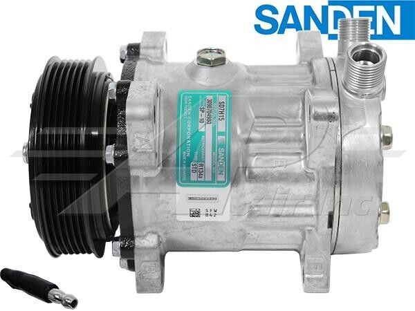 82016157 OEM Sanden Compressor Fits New Holland TS90 TS100 TS110 TS115 Tractors