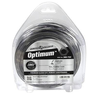 0.080" Trimmer Line 1 lb. Donut - 381' Length, Hex Shape, Gray Color