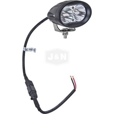 LED Flood Work Light 10W 1400 Lumens Polycarbonate Lens Oval 4"x3"