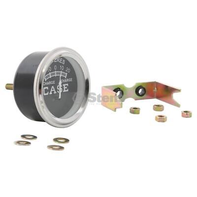 Amp Gauge 12V 20A Chrome Bezel -20 to 20 Fits Case/International Harvester