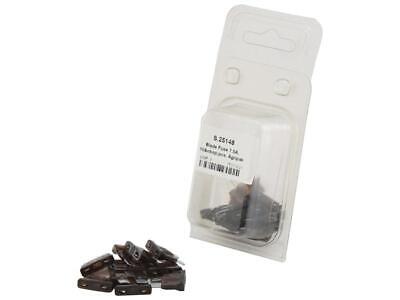 7.5A Blade Fuses - 10 Pack, Dark Brown Color, Universal Fit