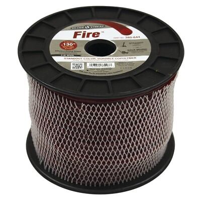 5 lb. 0.130" Red Trimmer Line, Durable Co-Polymer, 775' Length, Round Spool