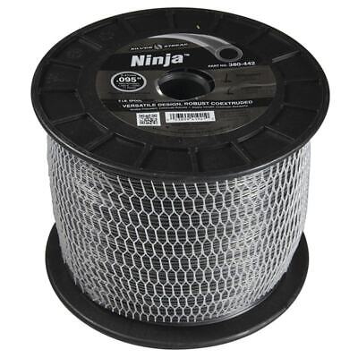 .095" Trimmer Line 5 lb Spool - 1425' Length, Gray, Round Shape, Versatile