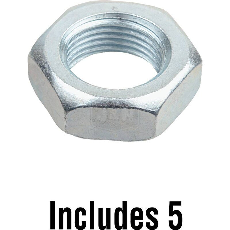 Hex Nut 7/8-14 for Pulley Shaft, 1 1/4" Width, Not Lock Nut, 12.2mm Thick