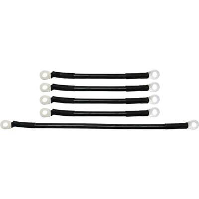 Battery Cable Set for E-Z-Go Med/TXT 1994+ 4-Gauge Black Cables