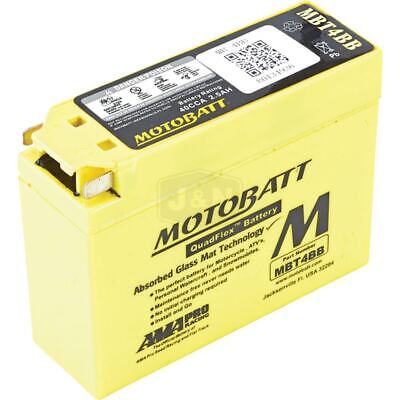 12V Battery MBT4BB for Suzuki & Yamaha - CCA 40, Lightweight, Compact